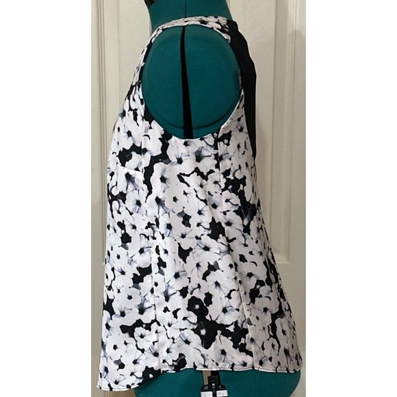 APT. 9 Sleeveless Floral Blouse w/Lining 100% Polyester Women's Size PM (READ) - Picture 4 of 16